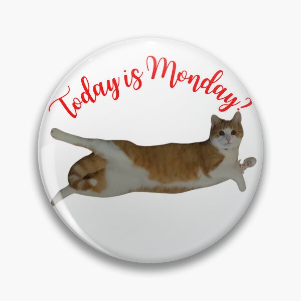 Item preview, Today Is Monday Cat Funny Shirt designed and sold by UrbanPunch.