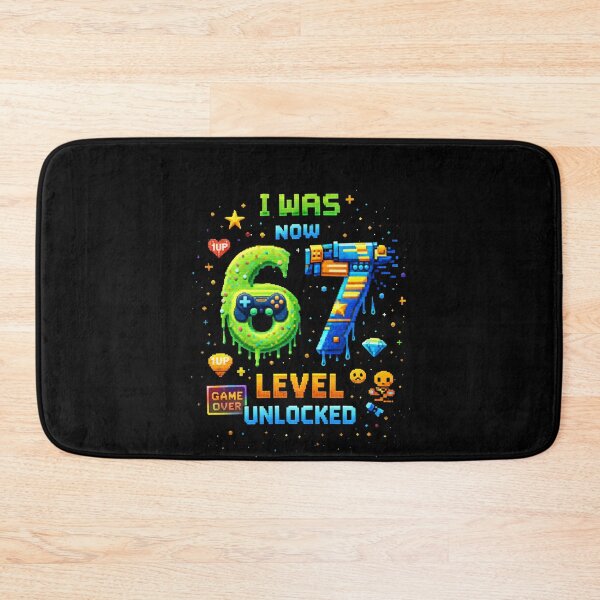 Item preview, I Was Now 67 Level Unlocked Gamer Birthday designed and sold by SofenArt.