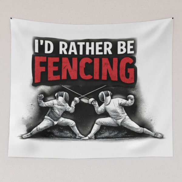 Item preview, Fencing Club Team Shirt designed and sold by ChillCharmStudio.
