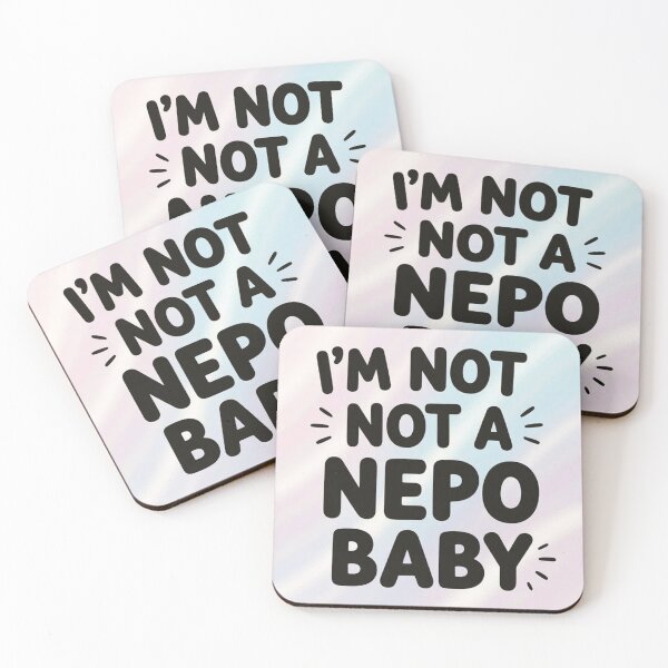 Item preview, I AM NOT A NEPO BABY designed and sold by ArtQueen777.