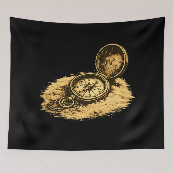 Item preview, Broken Compass in the Sand designed and sold by Tactical Override.