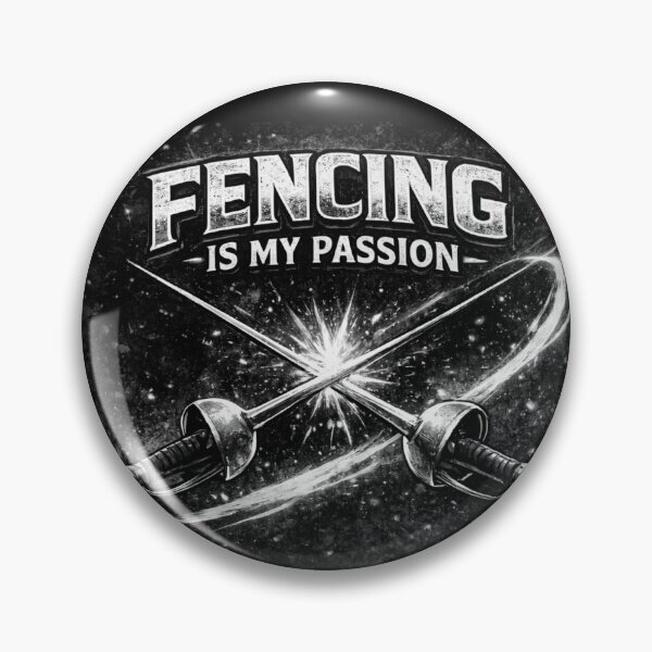 Item preview, Fencing is my passion designed and sold by ChillCharmStudio.