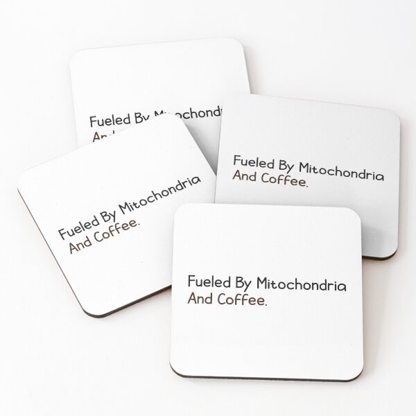 Item preview, Fueled By Mitochondria And Coffee  designed and sold by designing01Ar3.