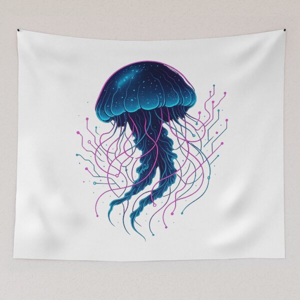 Item preview, Cyberpunk Jellyfish Fusion designed and sold by chromatalove.