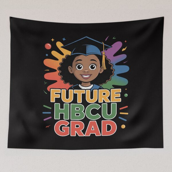 Item preview, Kids Future HBCU Grad Black Girls Kids Graduation HBCU designed and sold by jewellmeyers.