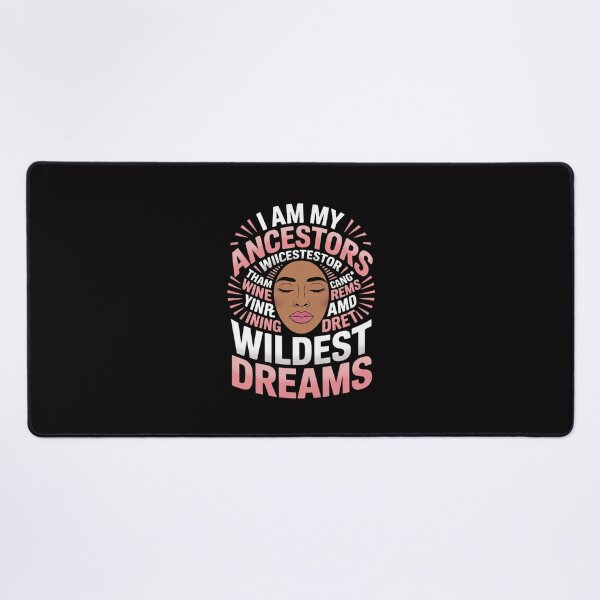 Item preview, I Am My Ancestors Dreams Hot Pink Bubblegum Afro Black Queen designed and sold by jewellmeyers.