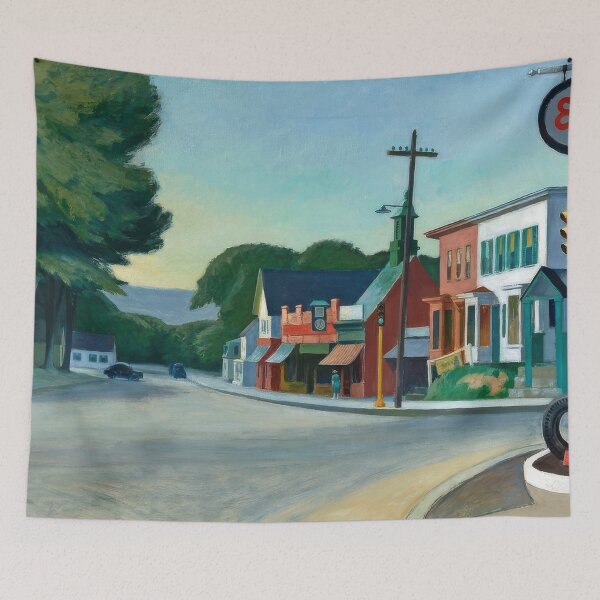 Item preview, Edward Hopper - Gas Station, Art Reproduction designed and sold by st1art.