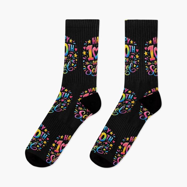Item preview, Happy 100th Day of School Tie Dye Rainbow 100 Days Smarter designed and sold by gear-posters.