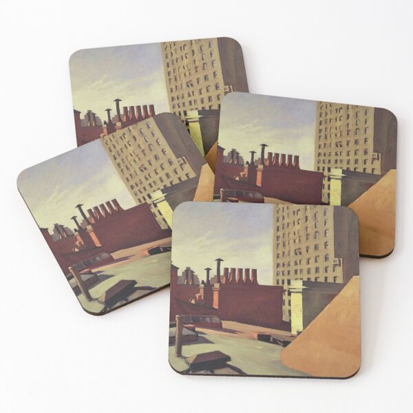 Item preview, Edward Hopper City Roofs 1932 designed and sold by st1art.