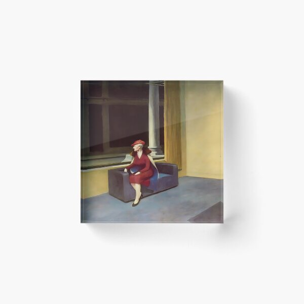 Item preview, Edward Hopper Hotel Window(1955) Transformed.jpeg designed and sold by st1art.