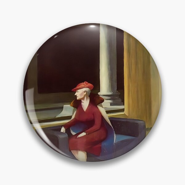 Item preview, Edward Hopper Hotel Window(1955) Transformed.jpeg designed and sold by st1art.