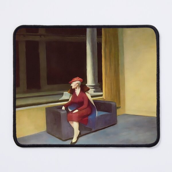 Item preview, Edward Hopper Hotel Window(1955) Transformed.jpeg designed and sold by st1art.