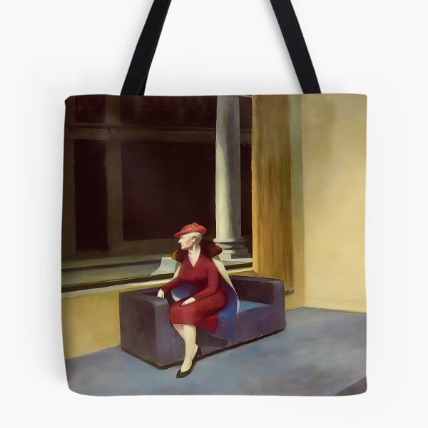 Item preview, Edward Hopper Hotel Window(1955) Transformed.jpeg designed and sold by st1art.