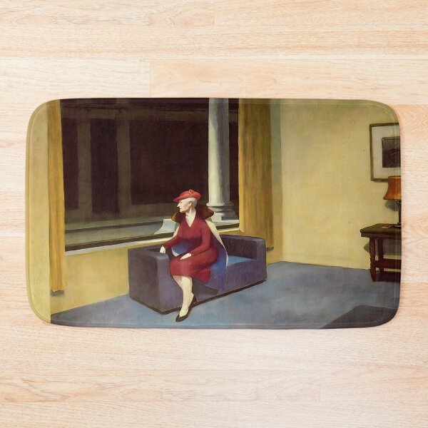 Item preview, Edward Hopper Hotel Window(1955) Transformed.jpeg designed and sold by st1art.