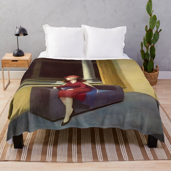 Item preview, Edward Hopper Hotel Window(1955) Transformed.jpeg designed and sold by st1art.