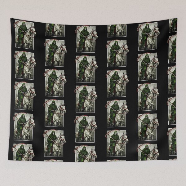 Item preview, Grim Reaper Riding White Horse Macabre Gothic designed and sold by TeeARTHY.