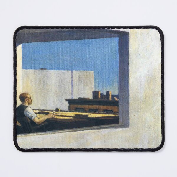 Item preview, Edward Hopper Office In A Small City (1953) designed and sold by st1art.
