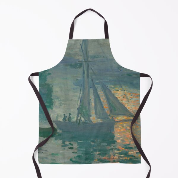Item preview, Sunrise Marine by Claude Monet: Impressionist Harbor Seascape Poster designed and sold by artofuniverse.