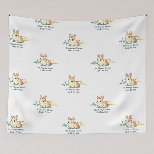 Item preview, It’s Always Stress Until It’s Not – Veterinary Inside Joke Illustration designed and sold by Bettybee00.