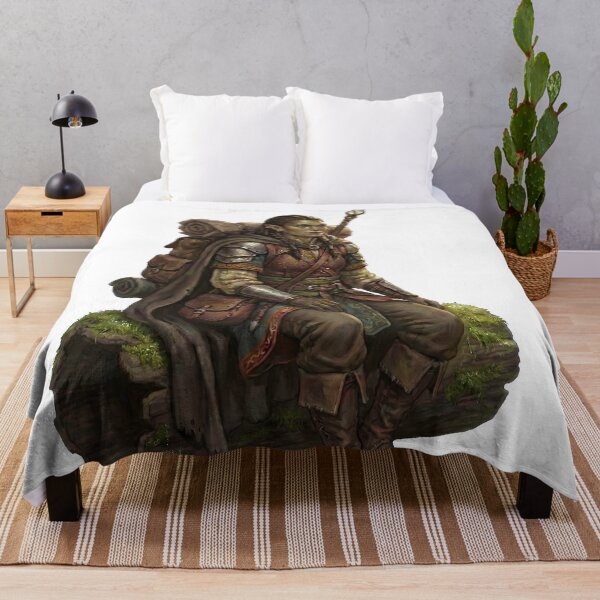 Item preview, Fantasy Druid Character Watercolor Illustration Isolated RPG Art designed and sold by Wildwater-Art.