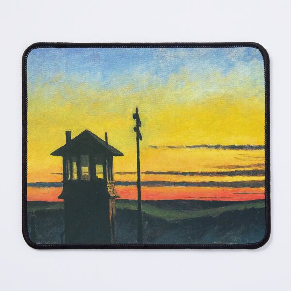 Item preview, Edward Hopper Railroad Sunset.png designed and sold by st1art.