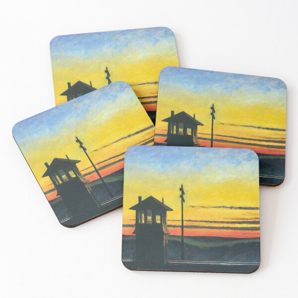 Item preview, Edward Hopper Railroad Sunset.png designed and sold by st1art.