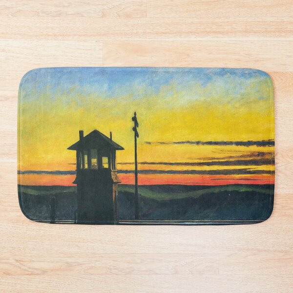 Item preview, Edward Hopper Railroad Sunset.png designed and sold by st1art.