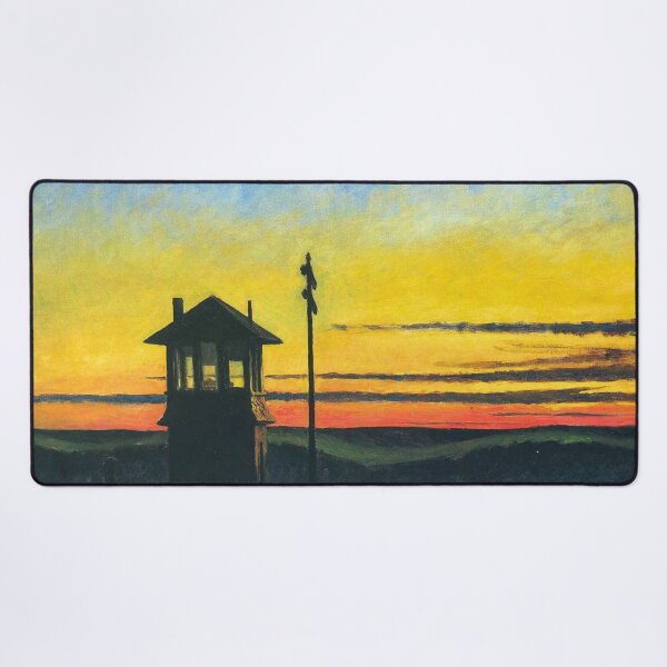 Item preview, Edward Hopper Railroad Sunset.png designed and sold by st1art.