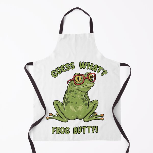 Item preview, Guess What Frog Butty Funny Glasses Frog Pun designed and sold by TeeARTHY.