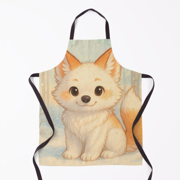 Item preview, Winter Glow Fox Pup designed and sold by TreatLLC.