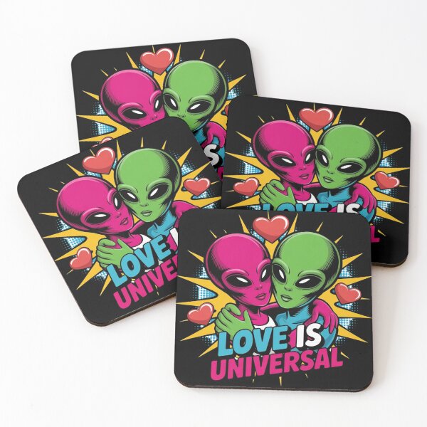 Item preview, Resident Alien Love – Funny Alien Valentine Sci-Fi Romance Design designed and sold by ALL ART .