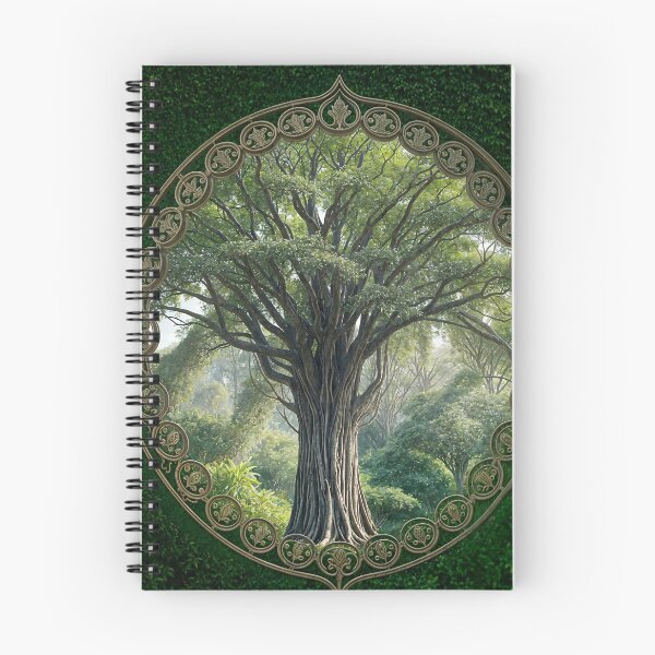 Item preview, A banyan tree framed in filigree designed and sold by ShaDeS-AI-Art.