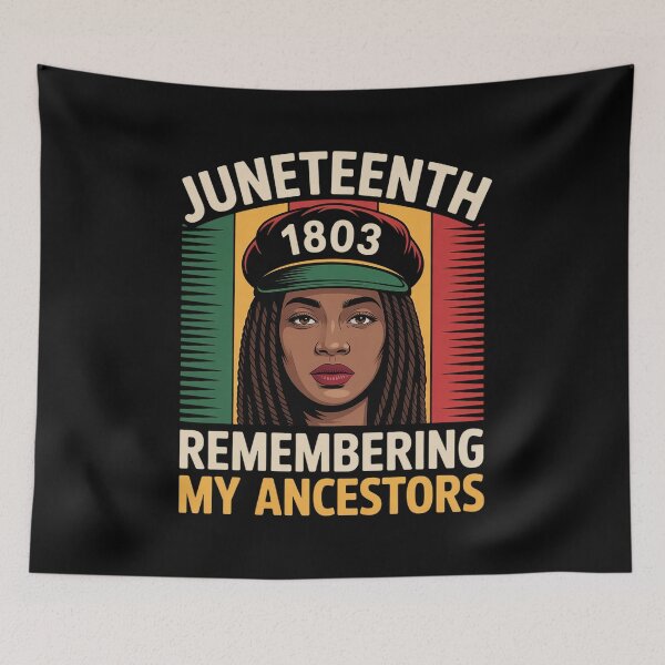 Item preview, Juneteenth Women Loc'd Hair Remebering My Ancestors designed and sold by joedavila.