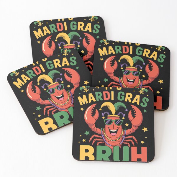 Item preview, Its Mardi Gras Bruh Crayfish Dab Beads Funny Mardi Gras Kids designed and sold by joedavila.