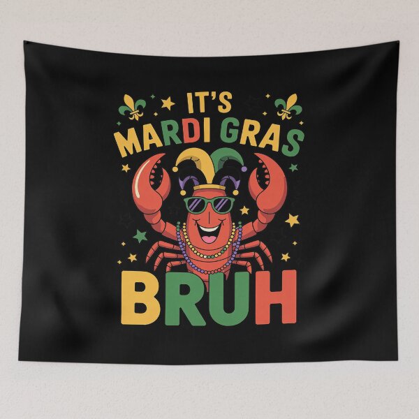 Item preview, Its Mardi Gras Bruh Crayfish Dab Beads Funny Mardi Gras Kids designed and sold by joedavila.