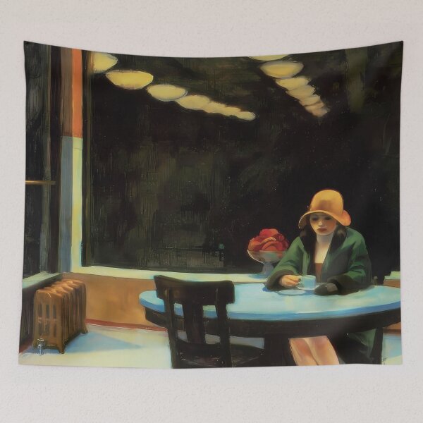 Item preview, Vintage Edward Hopper Automat designed and sold by st1art.