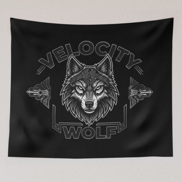 Item preview, Velocity Wolf "The Neon Speed" (BLACK) designed and sold by Jchan24.