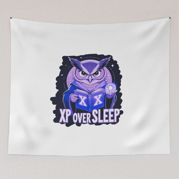 Item preview, XP: Oversleep leveling up designed and sold by SloganSauce.