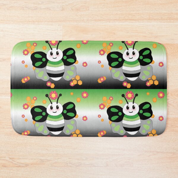 Item preview, Butter Bee Aromantic Flag designed and sold by DaniCosmicArt.