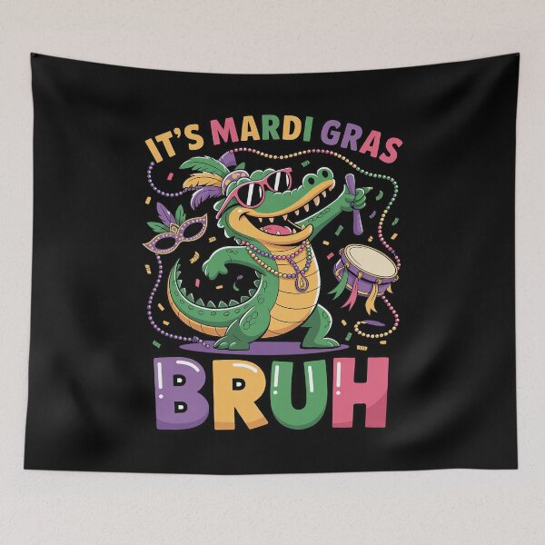 Item preview, Its Mardi Gras Bruh Dabbing Malligator Men Boys Kids Toddler designed and sold by joedavila.