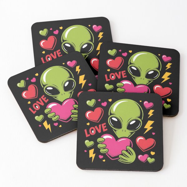 Item preview, Copy of Resident Alien Love – Funny Alien Valentine Sci-Fi Romance Design designed and sold by ALL ART .