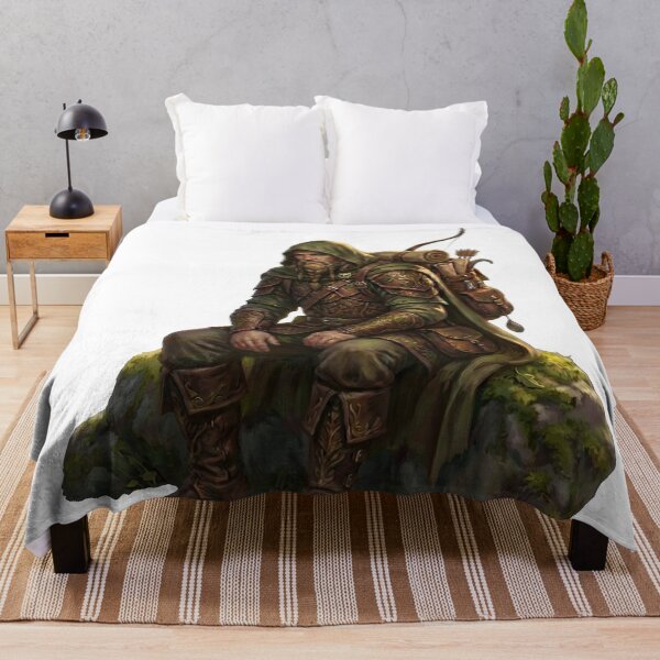 Item preview, Fantasy Druid Character Watercolor Illustration Isolated RPG Art designed and sold by Wildwater-Art.