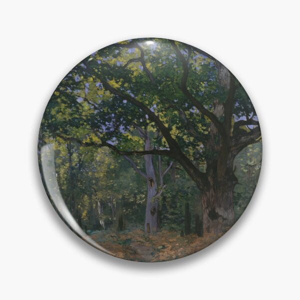 Item preview, The Bodmer Oak Fontainebleau Forest by Claude Monet: Tranquil Forest Poster designed and sold by artofuniverse.
