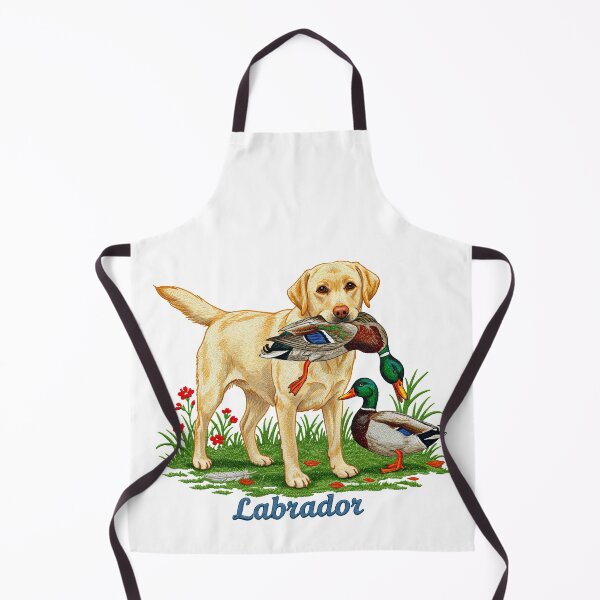 Item preview, Golden Labrador Retriever with Mallard Duck Hunting designed and sold by TeeARTHY.