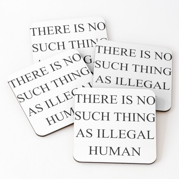 Item preview, THERE IS NO SUCH THING AS ILLEGAL HUMAN designed and sold by Kaczorek-Shop.