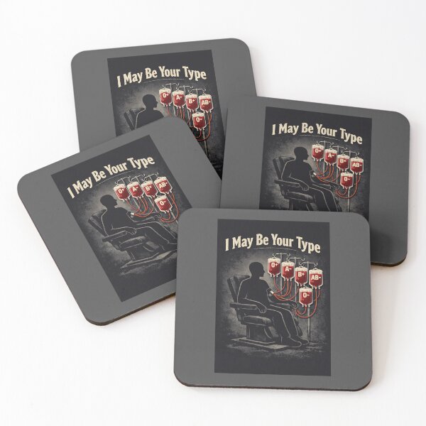 Item preview, I May Be Your Type – Blood Donation Valentine Design designed and sold by Hornace88studio.