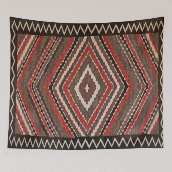 Item preview, Navajo Saddle Blanket - 1895 Rio Grande Region, American Heritage Design - A National Treasure designed and sold by INNERHARMONY2.