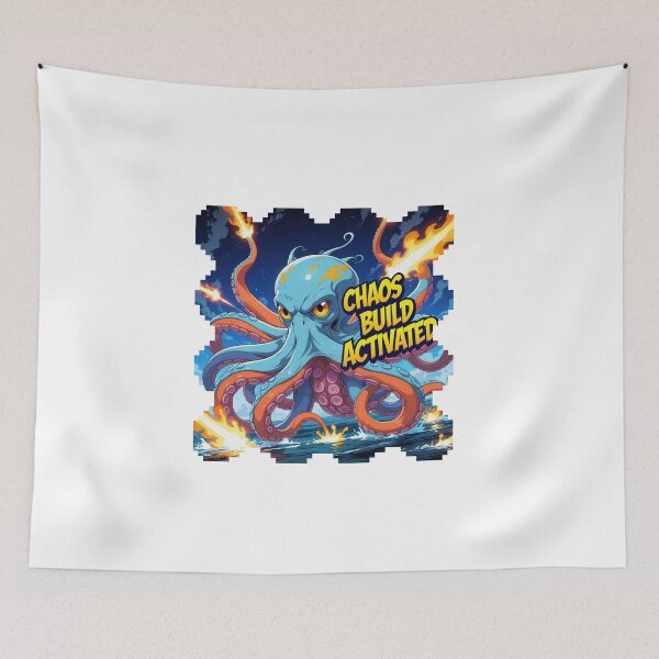 Item preview, Chaos Build Activated gaming meme designed and sold by SloganSauce.