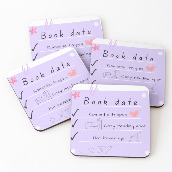 Item preview, Purple Book Date | Valentine's Collection designed and sold by Nyxander's Bookish Catalogue.
