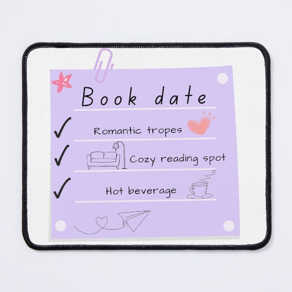 Item preview, Purple Book Date | Valentine's Collection designed and sold by Nyxander's Bookish Catalogue.